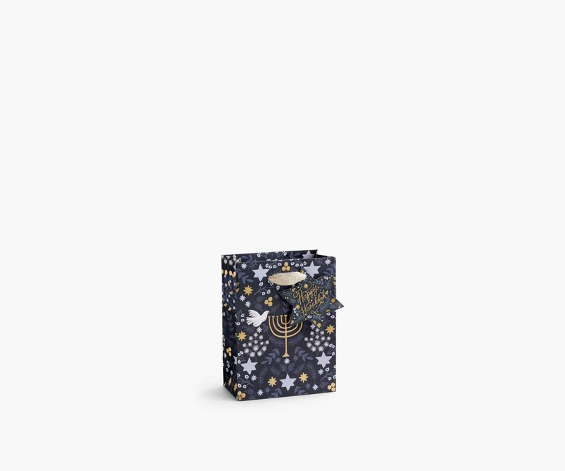 Image of Laurel Menorah Small Gift Bag