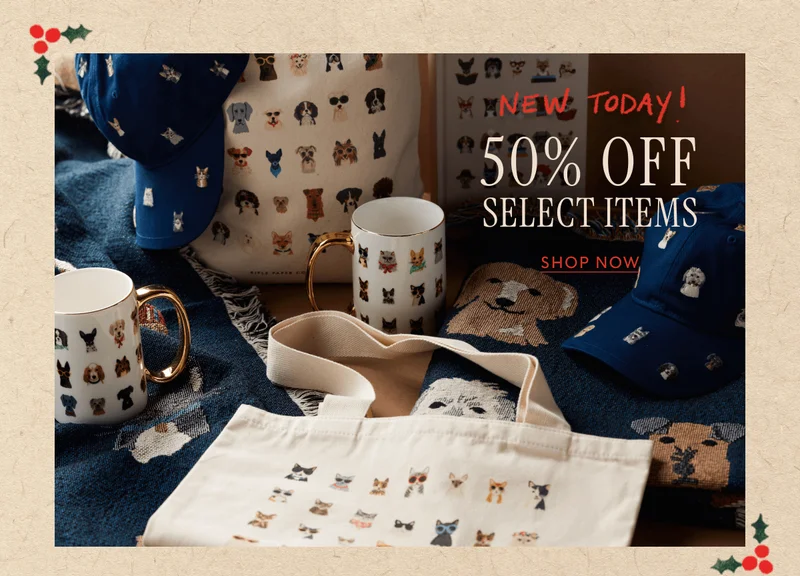 NEW TODAY! 50% OFF SELECT ITEMS | SHOP NOW