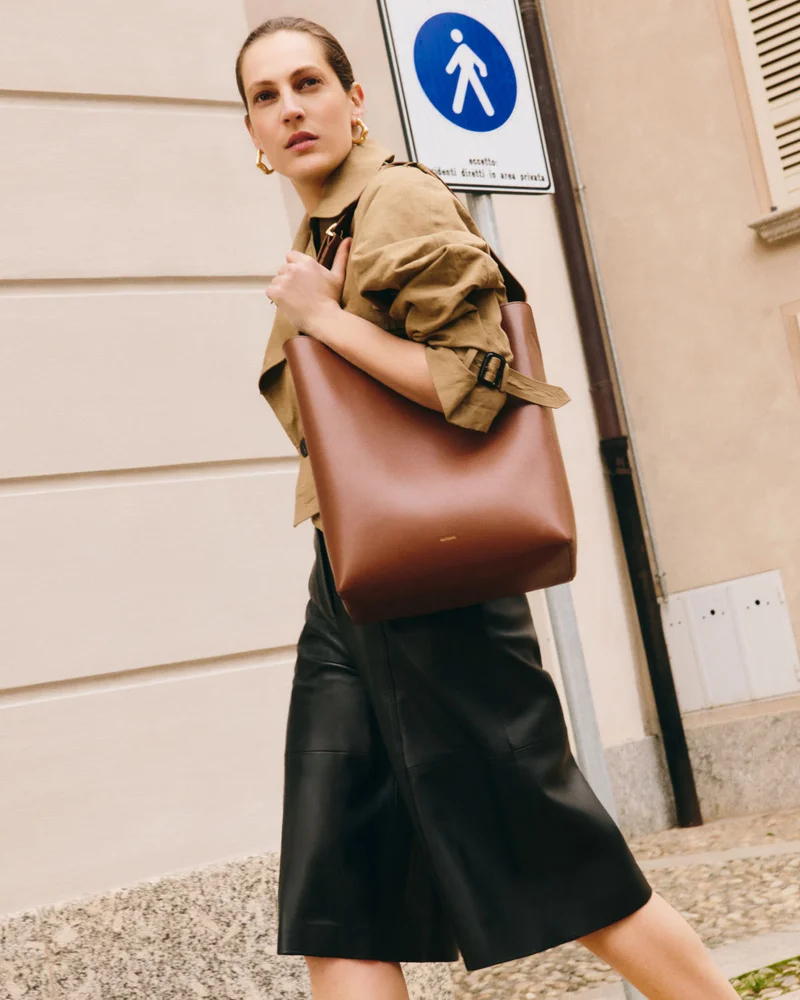 Oversized Linea Dark Chestnut