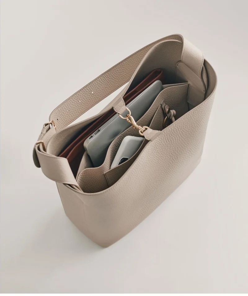 Oversized Linea Bag Stone
