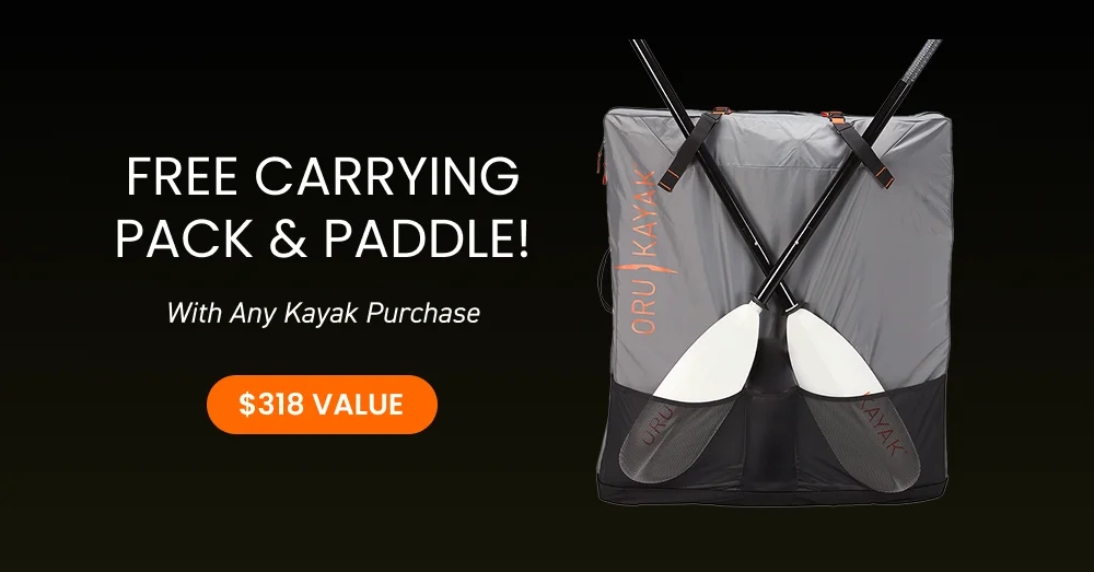 FREE PACK & PADDLE ($318 VALUE) FREE PACK & PADDLE ($318 VALUE)