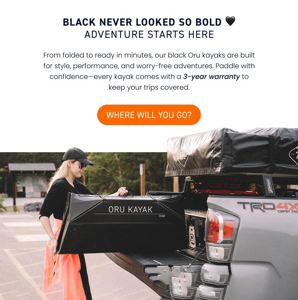 DEAL OF THE WEEK: 15% OFF BLACK KAYAKS DEAL OF THE WEEK: 15% OFF BLACK KAYAKS