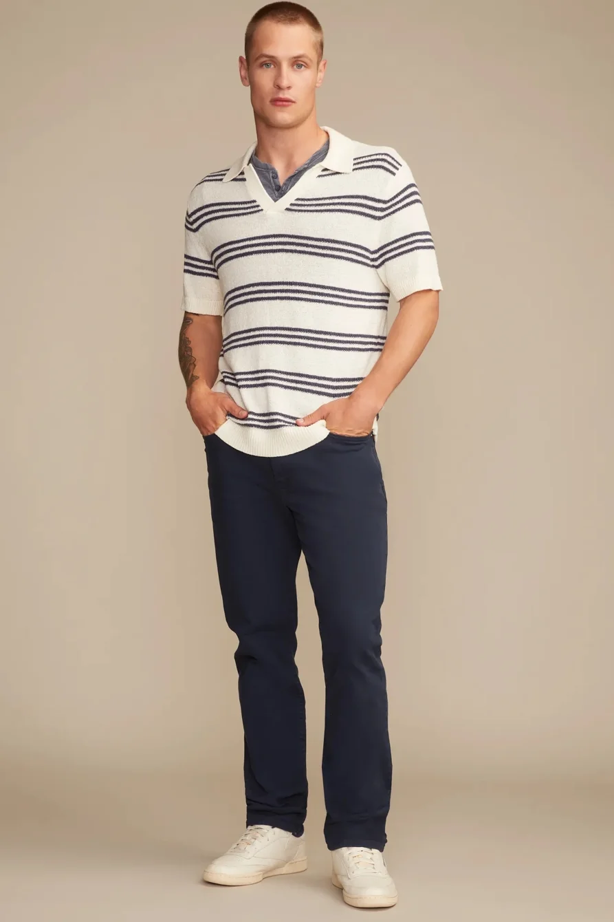 Image of Lucky Brand 410 Athletic Straight - Men's Pants Denim Straight Leg Jeans in Tuscan Tan Wash