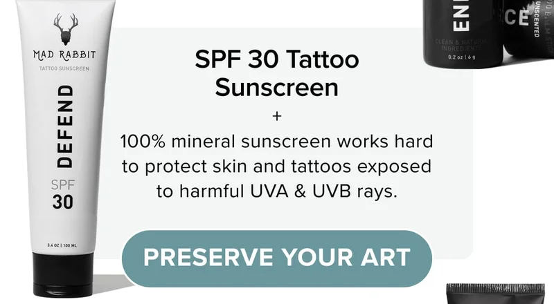 SPF 30 Tattoo Sunscreen