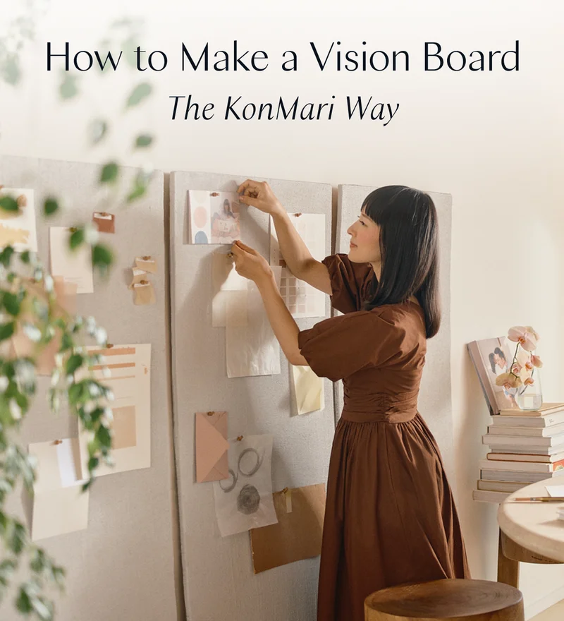 How to Make a Vision Board the KonMari Way