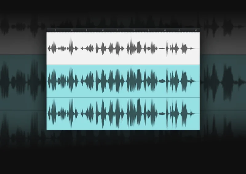 Waveforms processed by RVox and L2