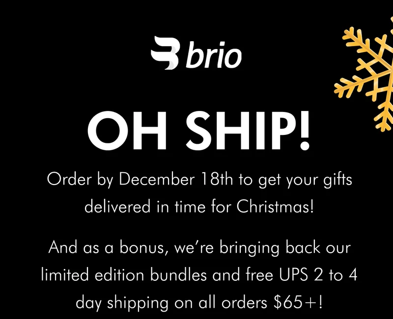 Get your order in by December 18th for Christmas deliveries.