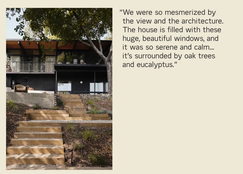 "We were so mesmerized by the view and the architecture."