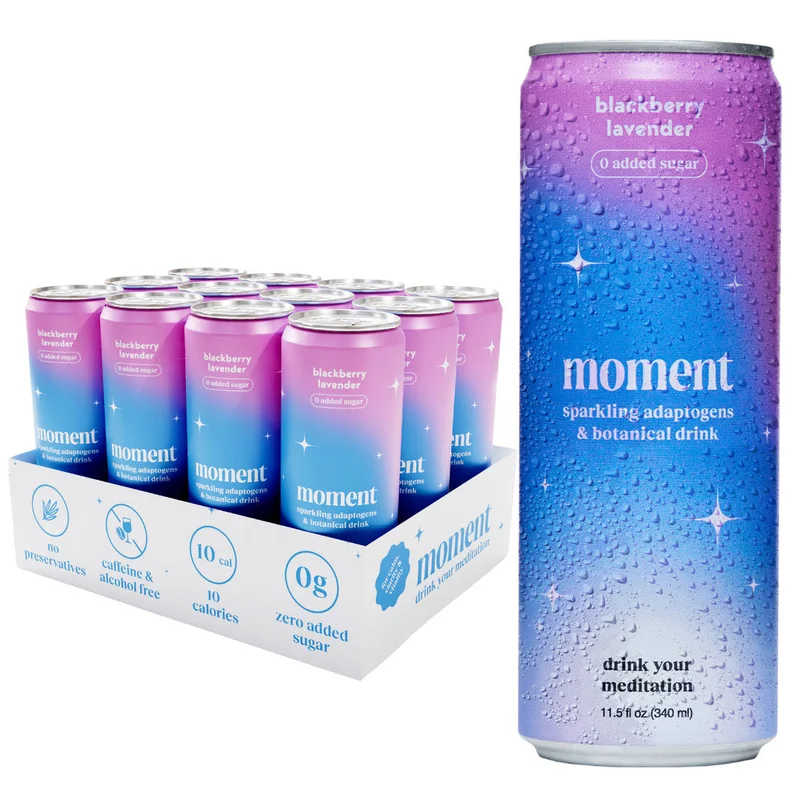 Image of Moment - Blackberry Lavender Adaptogen Drink (12-pack)