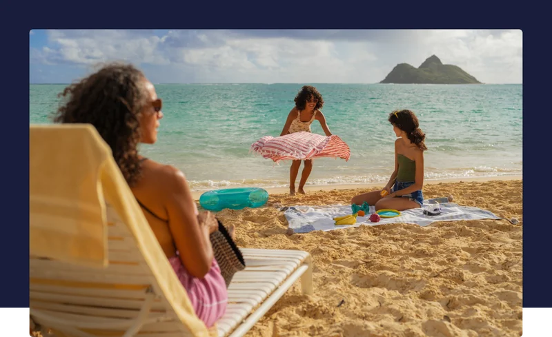 Book a beach package for a spring vacation with your family