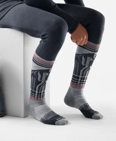 Ski Summit Shot Over The Calf Socks