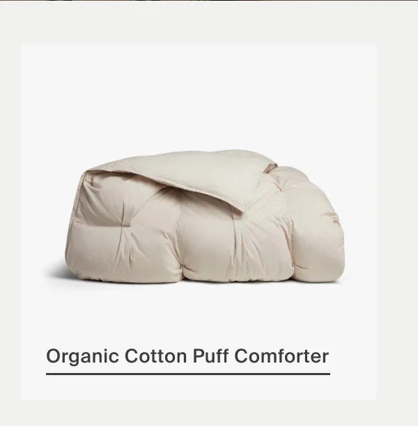 Organic Cotton Puff Comforter