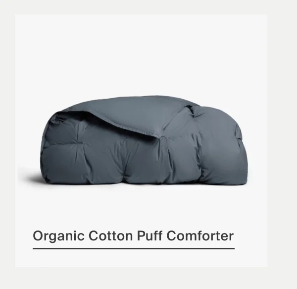 Organic Cotton Puff Comforter
