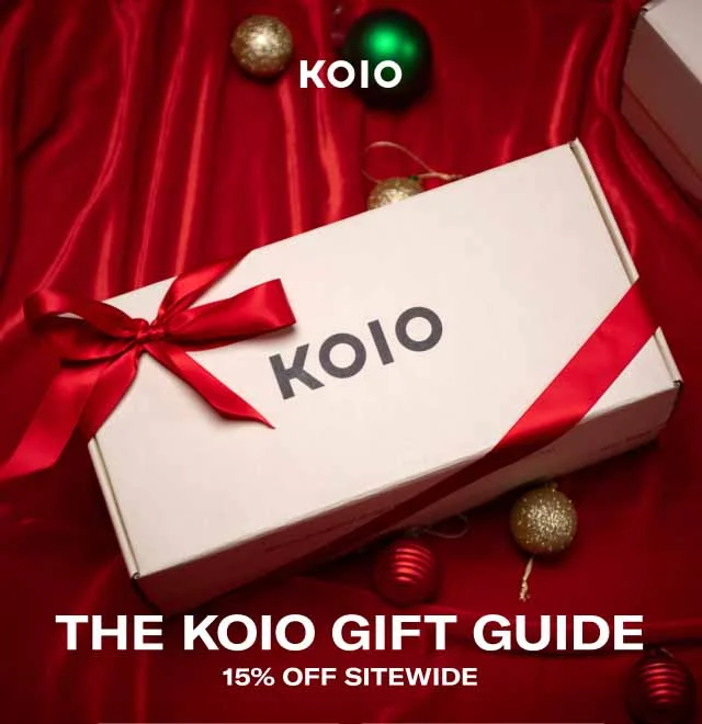 KOIO The Koio Gift Guide 15% Off Sitewide Shop Men Shop Women