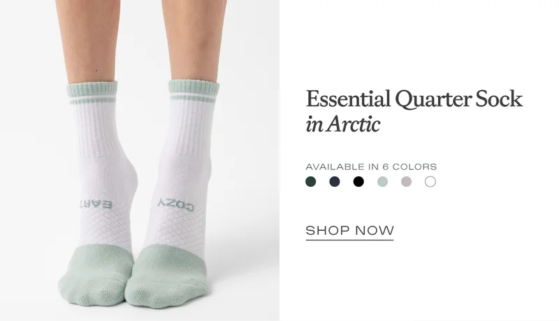Essential Quarter Sock in Arctic Essential Quarter Sock in Arctic