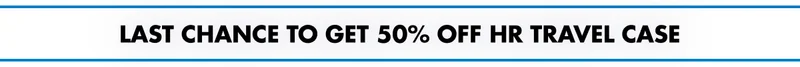 LAST CHANCE TO GET 50% OFF HR TRAVEL CASE