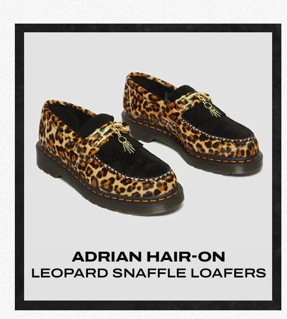 Adrian Hair-On Leopard Snaffle Loafers