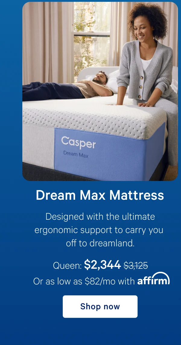 Dream Max Mattress >> Designed with the ultimate ergonomic support to carry you off to dreamland. >> Shop now >>