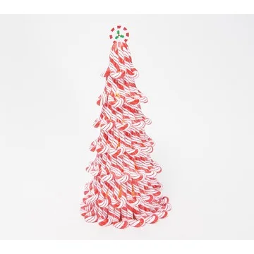 16" Oversized Peppermint Candy Tree by Valerie