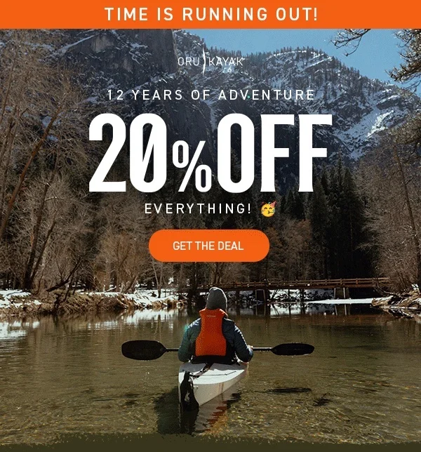 IT'S OUR BIRTHDAY! We're celebrating 12 years of adventure with 20% OFF IT'S OUR BIRTHDAY! We're celebrating 12 years of adventure with 20% OFF