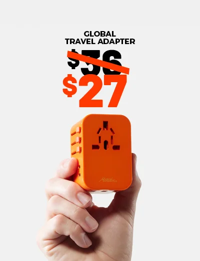 global travel adapter $27