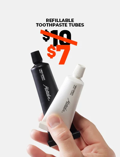 refillable toothpaste tubes $7
