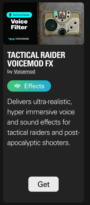 Tactical Raider Voicemod FX by Voicemod