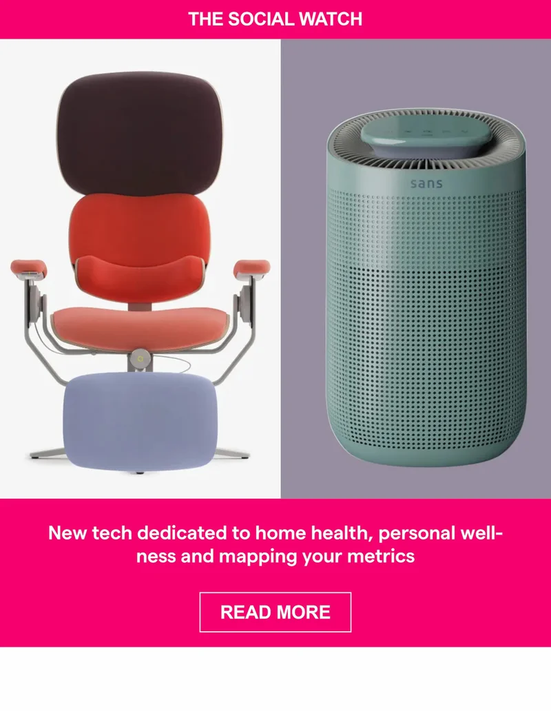 New tech dedicated to home health, personal wellness and mapping your metrics