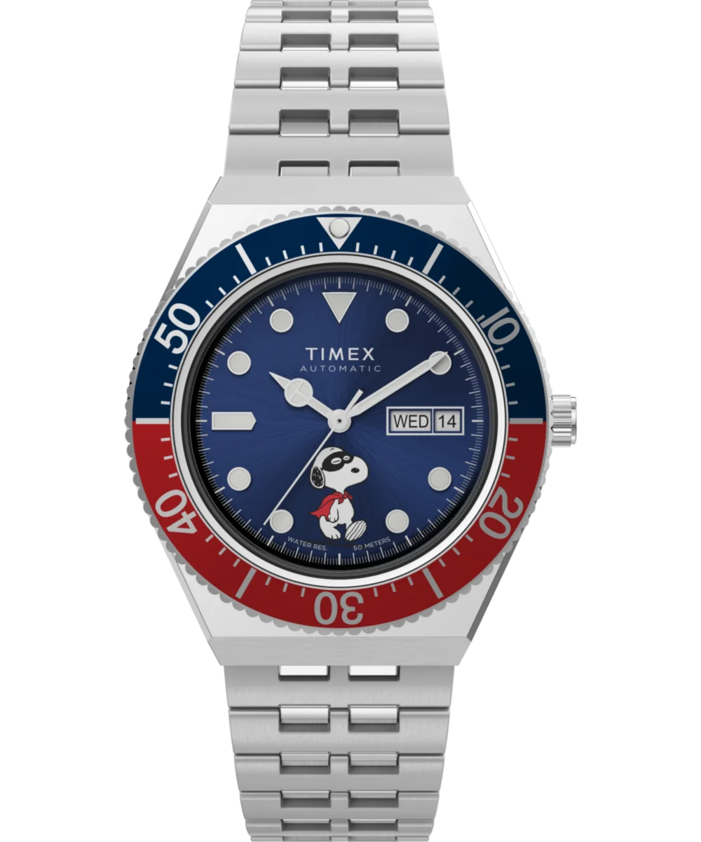 Image of M79 Automatic x Peanuts 40mm Stainless Steel Bracelet Watch