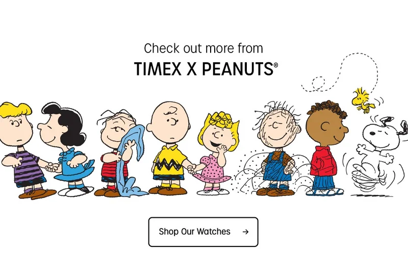 Check out more from TIMEX X PEANUTS | Shop Our Watches