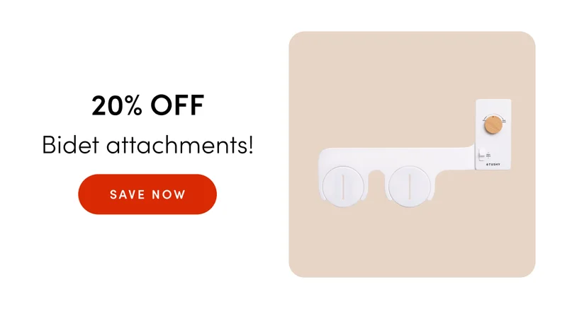 20% OFF BIDET ATTACHMENTS
