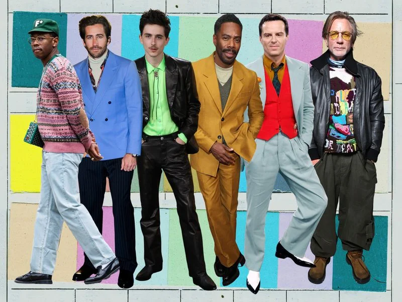 Image may contain: Colman Domingo, Daniel Craig, Andrew Scott, Timothée Chalamet, Jake Gyllenhaal, and Tyler, The Creator