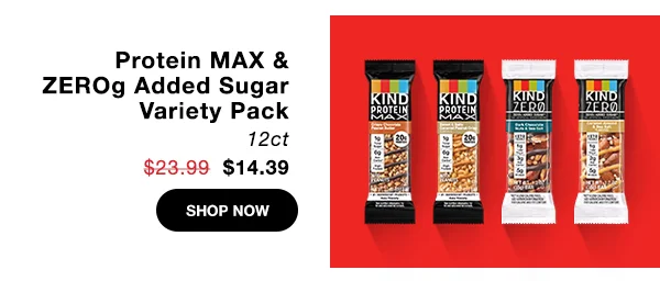 Protein Max & ZEROg Added Sugar Variety Pack