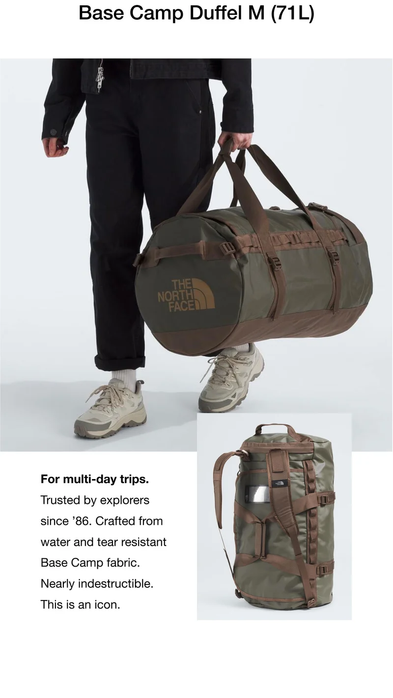 Base Camp Duffel M (71L)