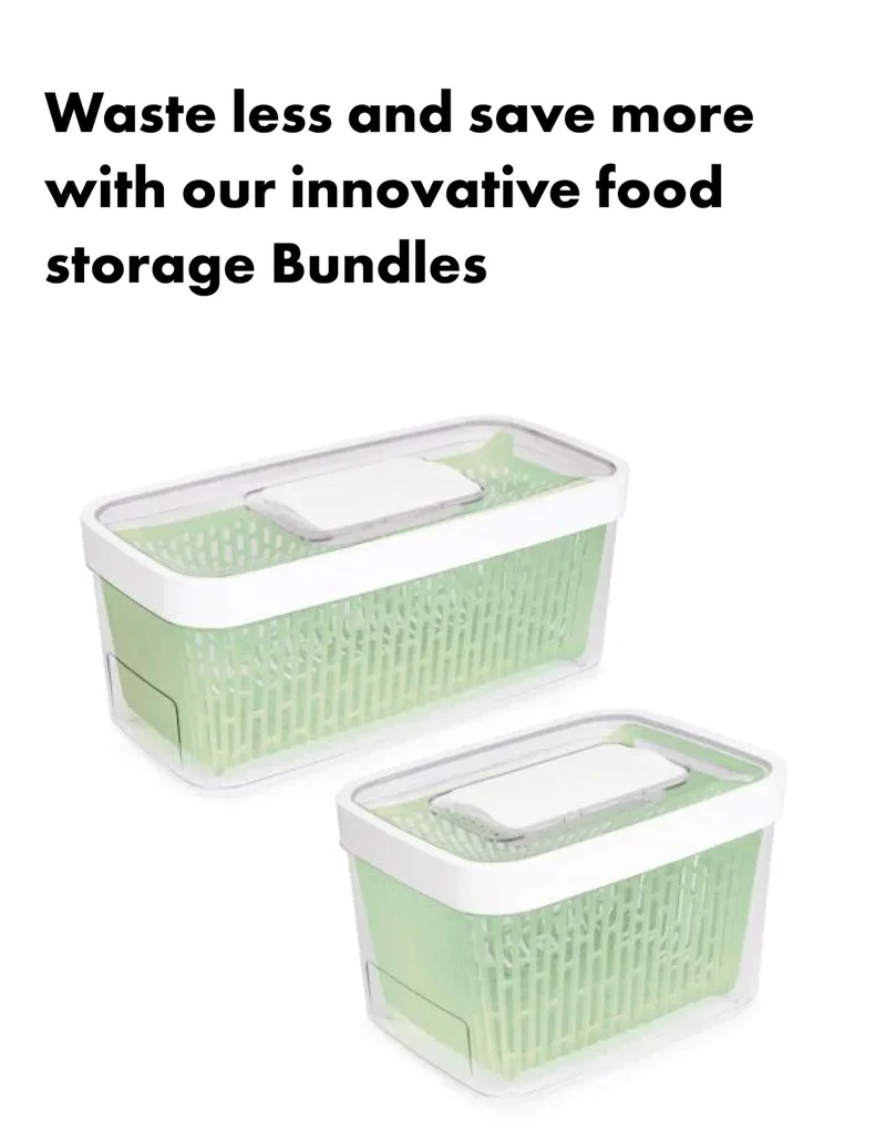Waste less and save more with our innovative food storage bundles