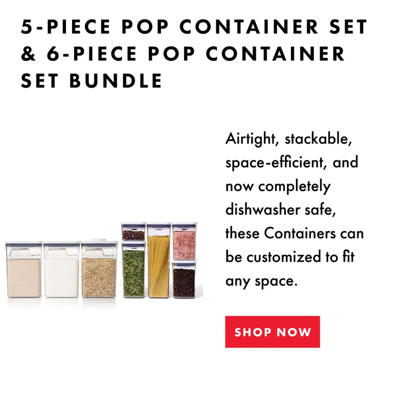 POP Container Set | Shop Now