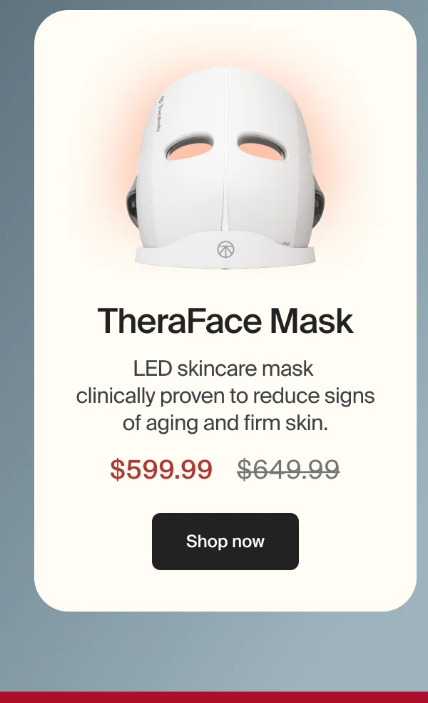 TheraFace Mask | LED skincare mask  clinically proven to reduce signs of aging and firm skin. | $599.99 | Shop now