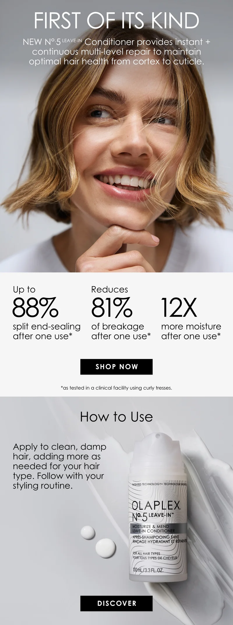 New! No.5 Leave-In Conditioner | Shop Now