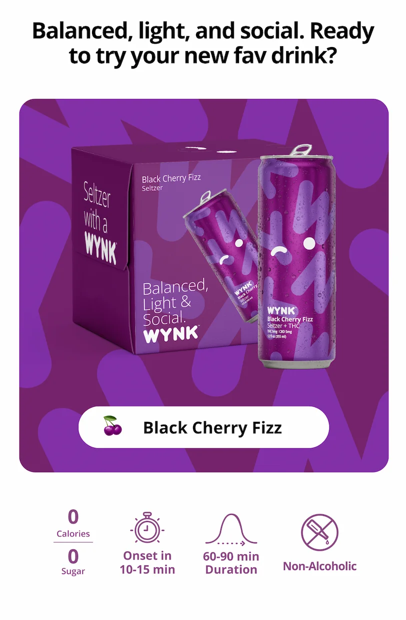 Balanced, light, and social. Ready to try your new fav drink? [Shop Black Cherry Fizz]