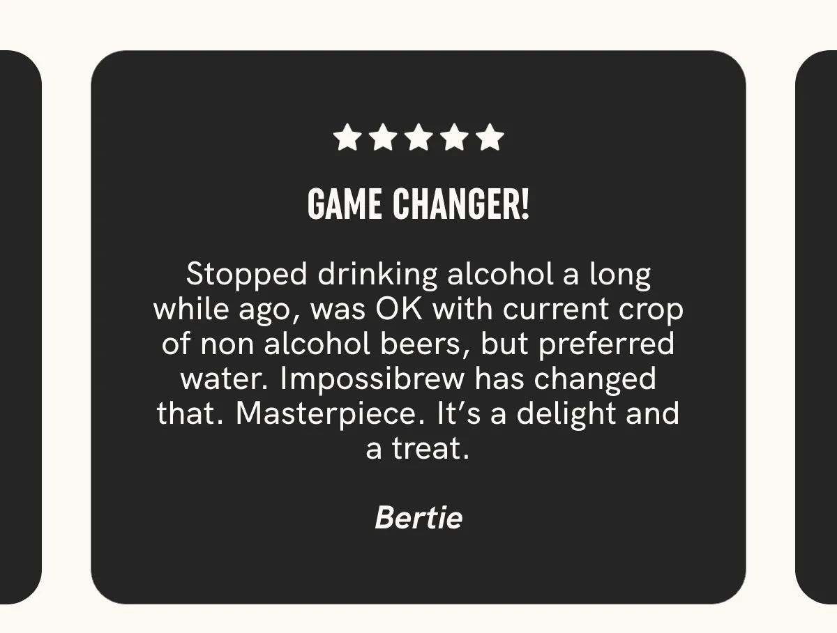 Impossibrew testimonials