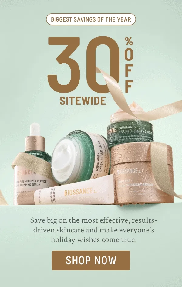 30% Off Sitewide