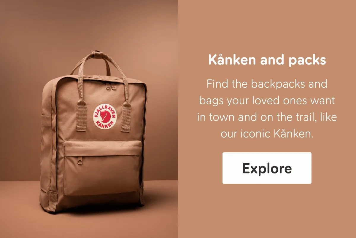 Gift our top packs and bags