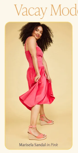 Marisela Sandal in Pink