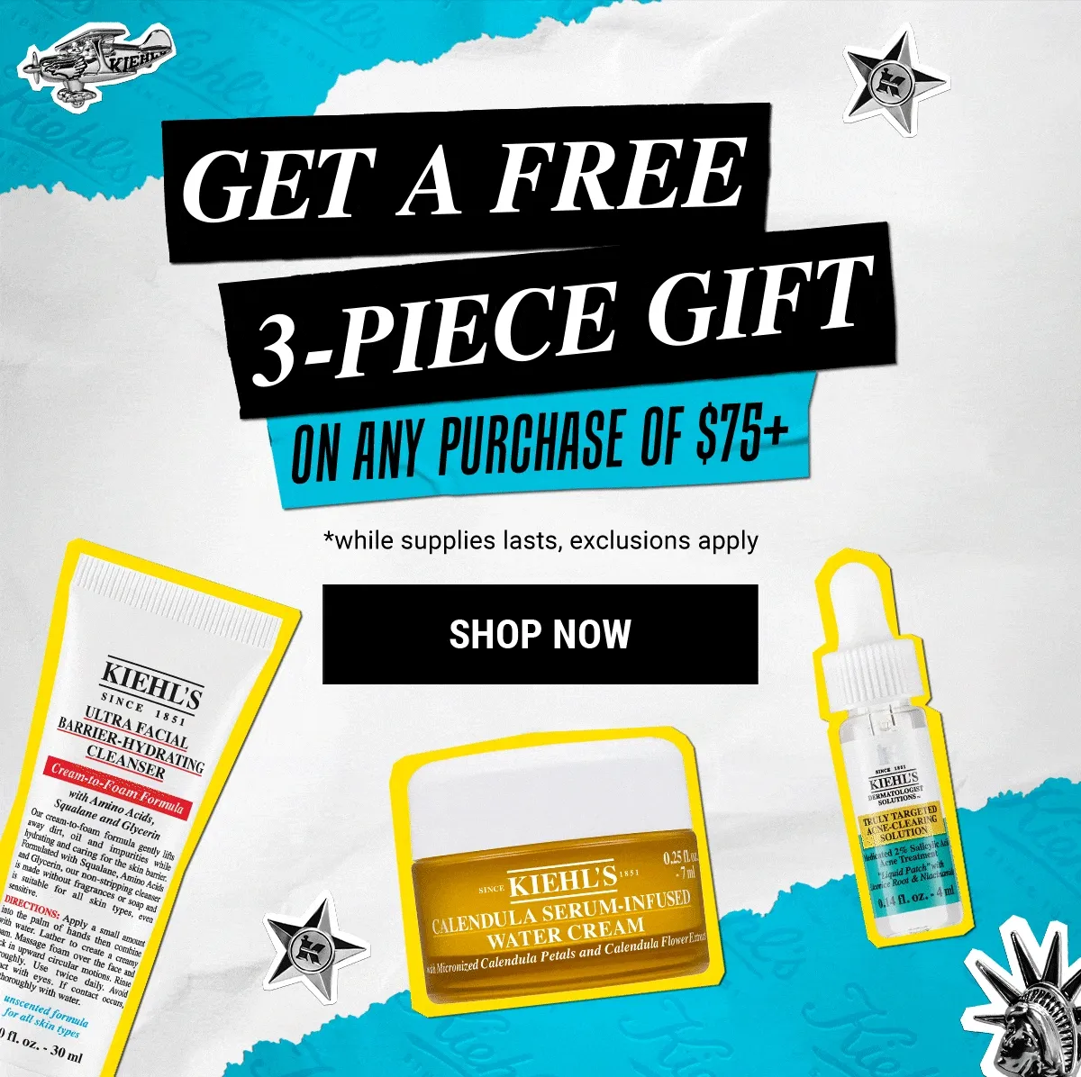 Get a Free 3-Piece Gift