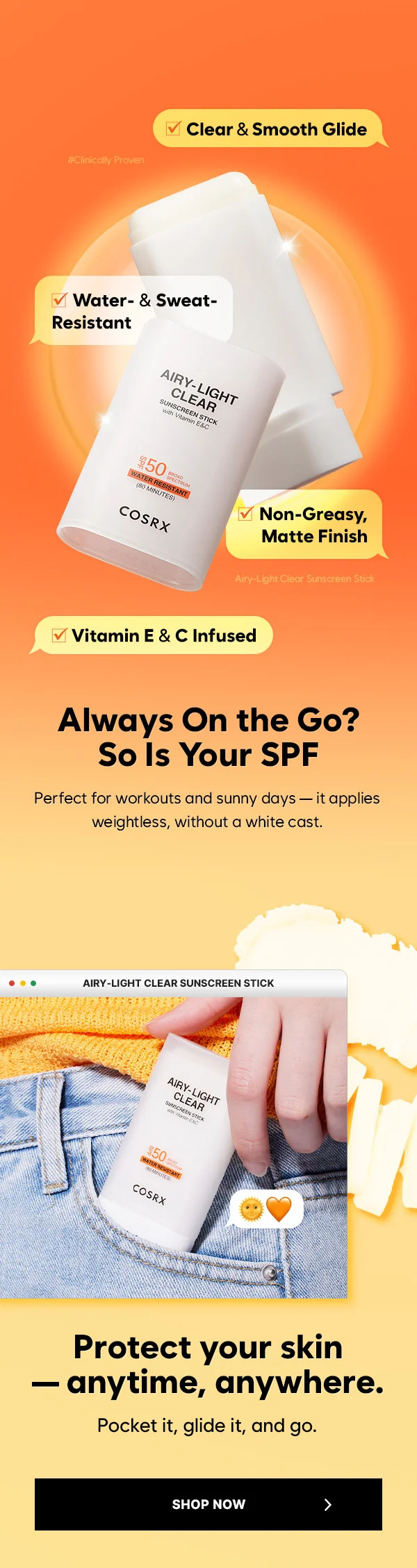 Airy-Light Sunstick You Need!