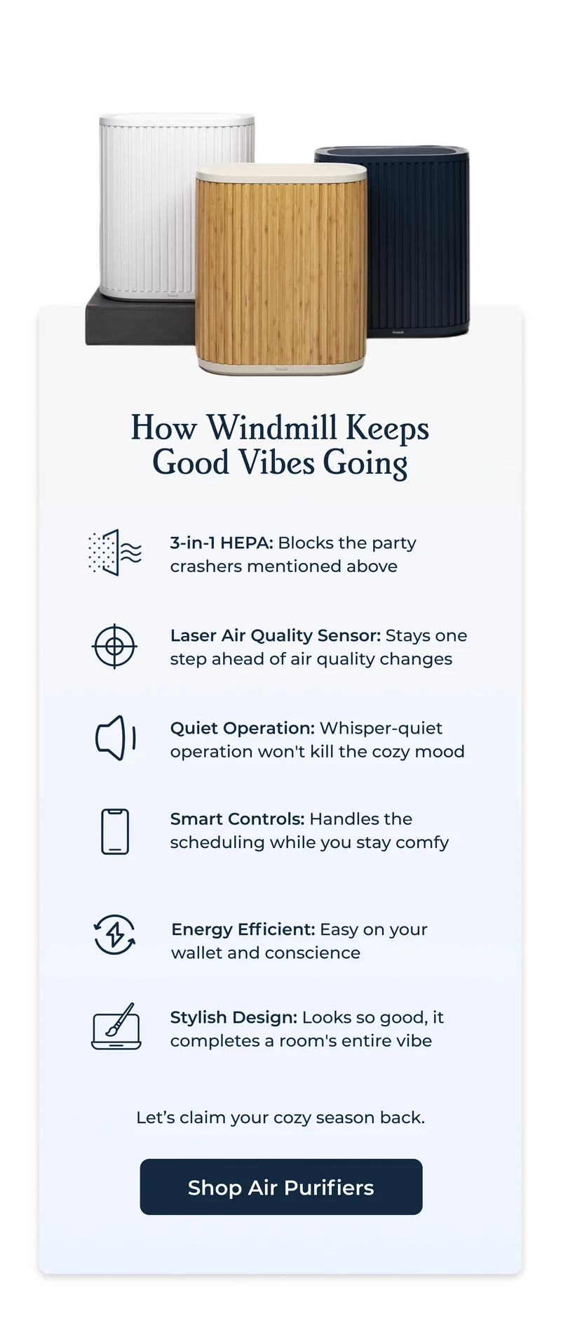The Cool & Clean Bundle Up to $421 Off Need a summer cool-down and spring allergy cleanup? This bundle cools and filters with a double-sided insulation AC & Air Purifier that captures 99.97% of airborne pollutants. AC & Air Purifier Bundle