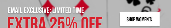 Extra 25% off Shop Women's