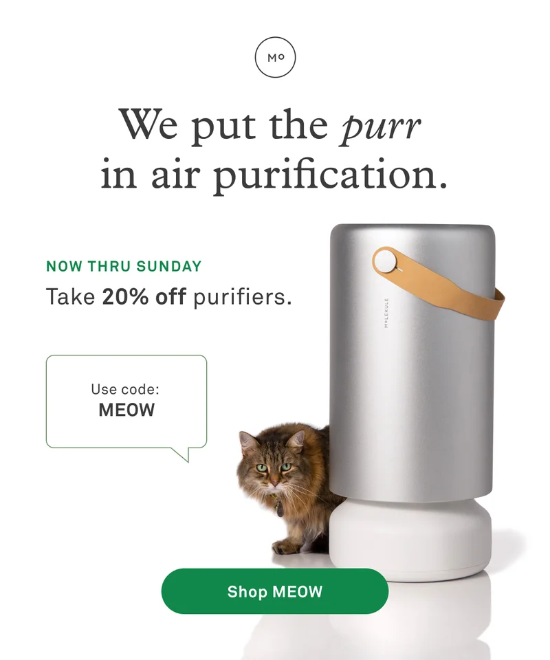We put the purr in air purification
