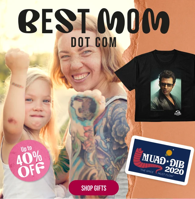 Up to 40% off everything.