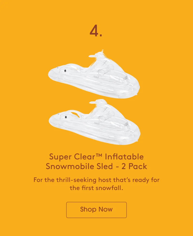 Shop - Super Clear™ Inflatable Snowmobile Sled